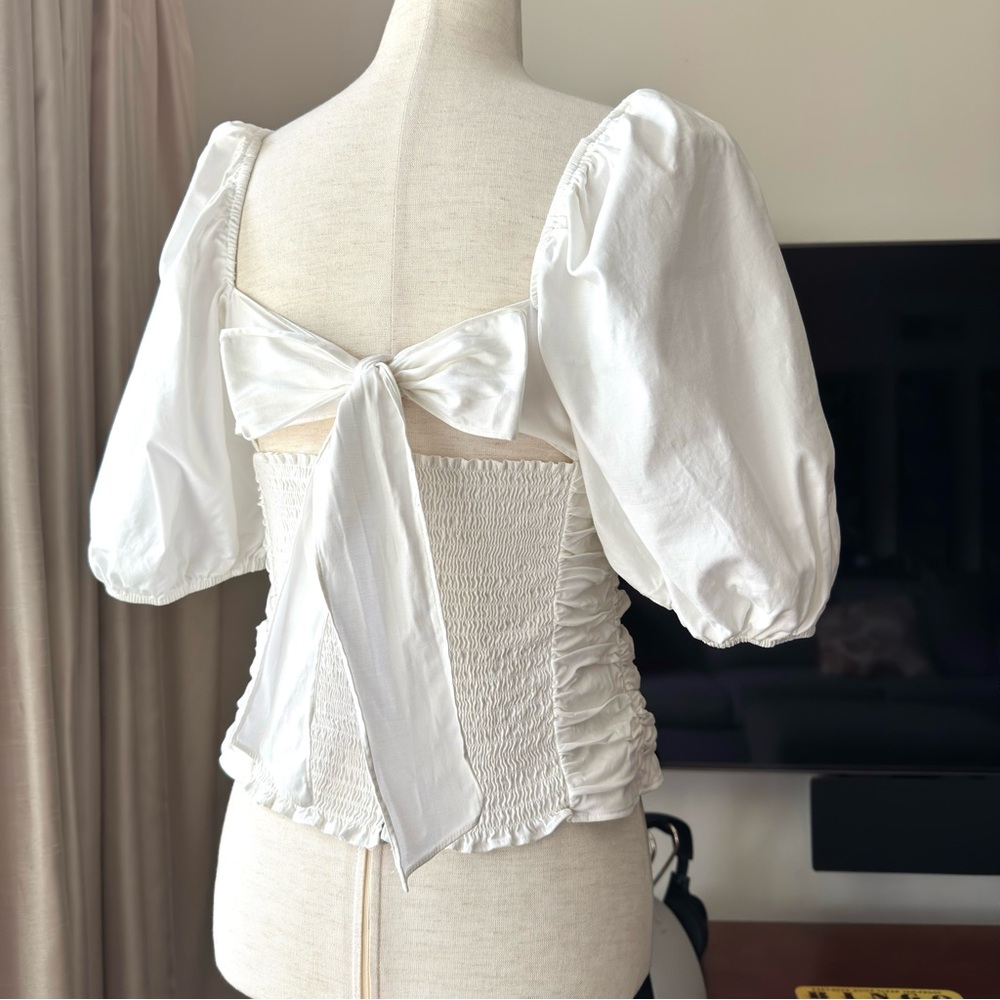 Reformation Barry Top 10 White - Picture 7 of 13